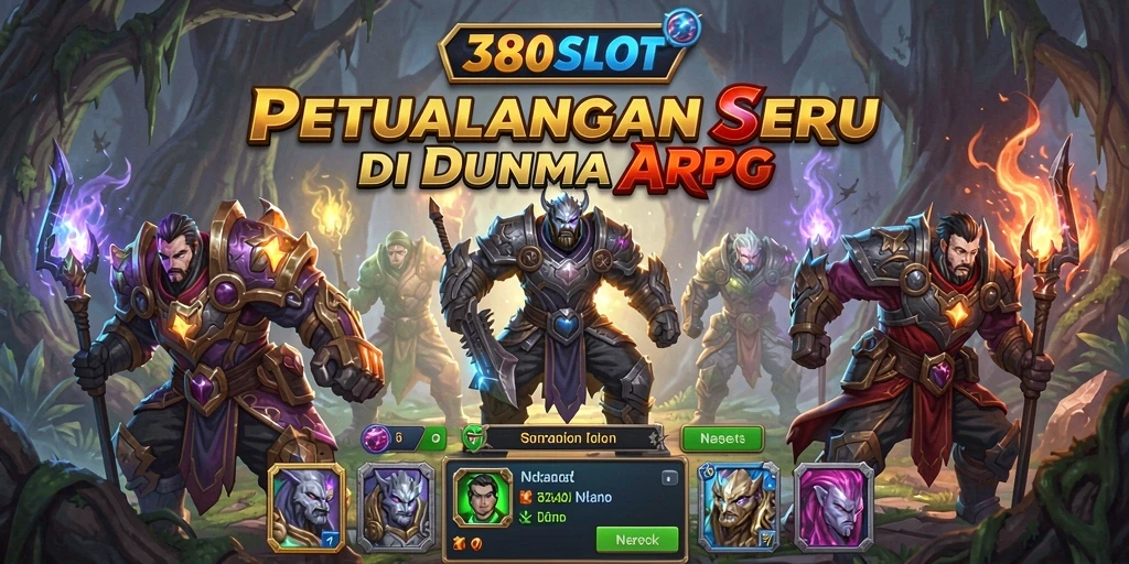 Screenshot menampilkan aksi pertempuran epik dalam 380SLOT.