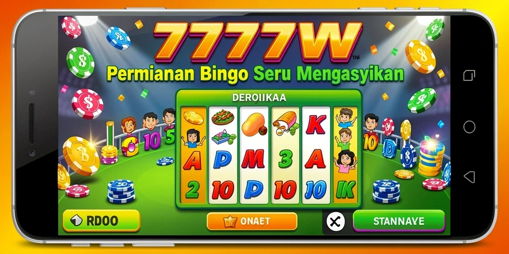 Screenshot gameplay 7777W yang menunjukkan keseruan Bingo.