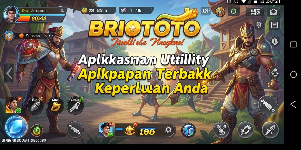 Tampilan menarik dari BRIOTOTO yang mempermudah pengguna.