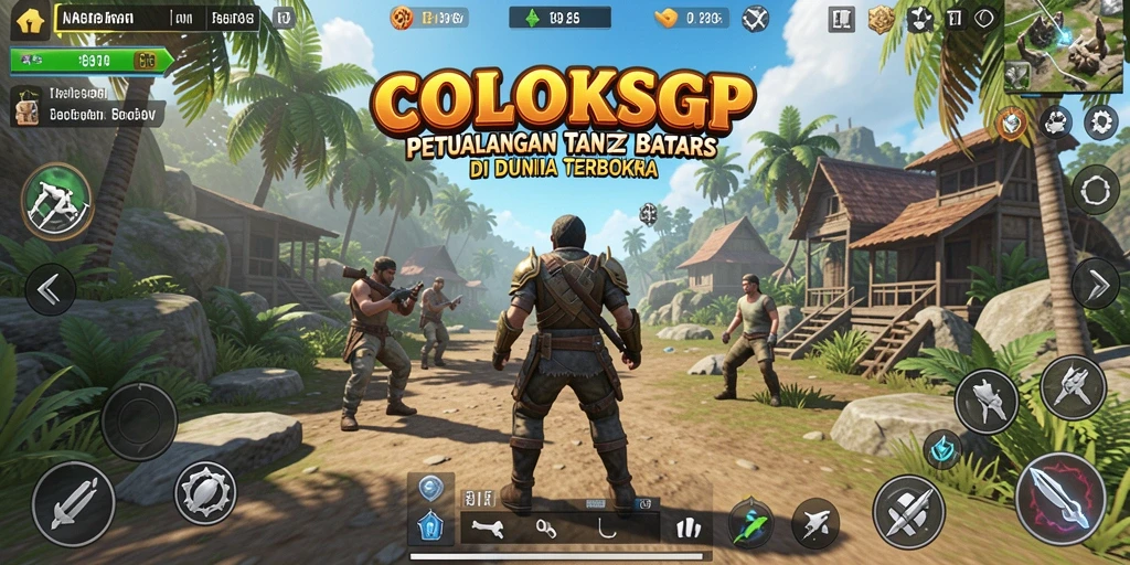 Menampilkan gameplay seru COLOKSGP di dunia terbuka yang luas.