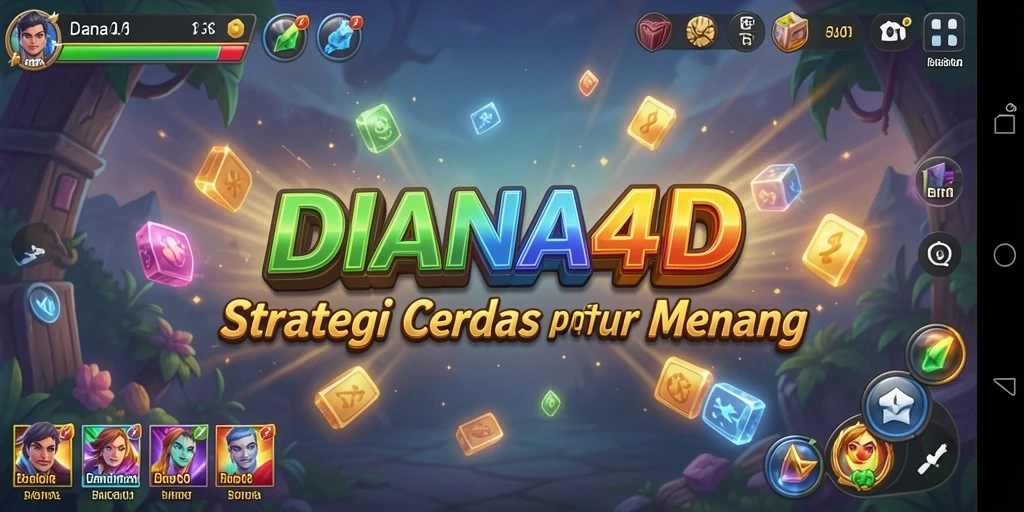 Screenshot menampilkan aksi strategi intens dalam DIANA4D.