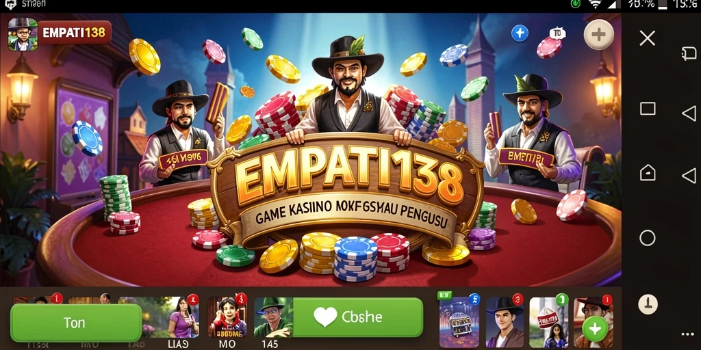 Tangkapan layar menampilkan berbagai permainan Kasino yang mengasyikkan di EMPATI138.