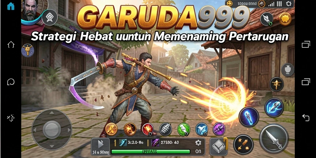 Tampilan menarik dari gameplay strategis di GARUDA999.