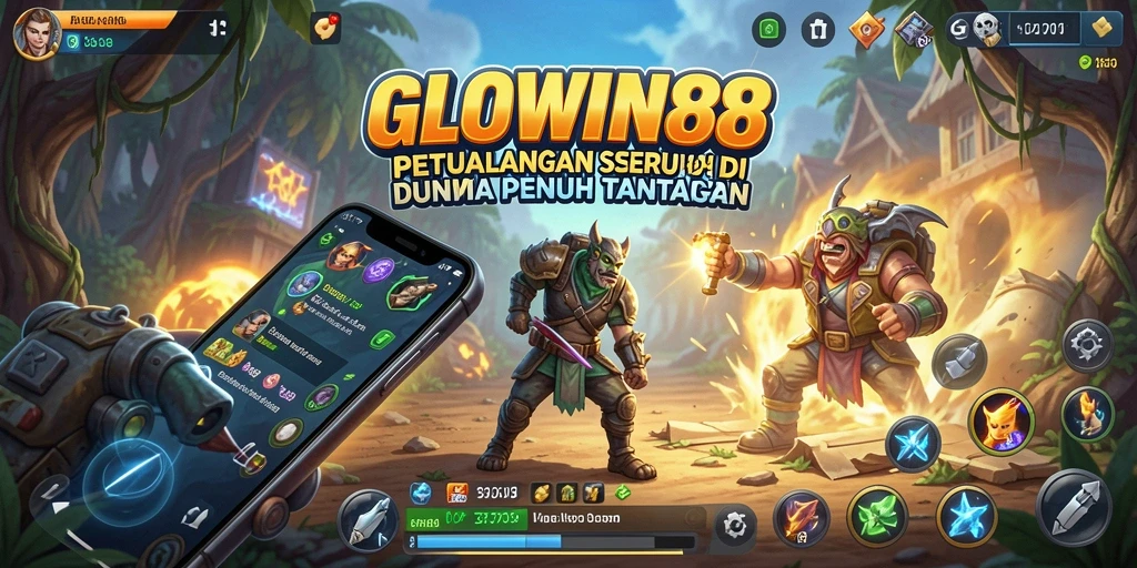 Tampilan gameplay <strong>GLOWIN88</strong> yang menampilkan petualangan luar biasa.