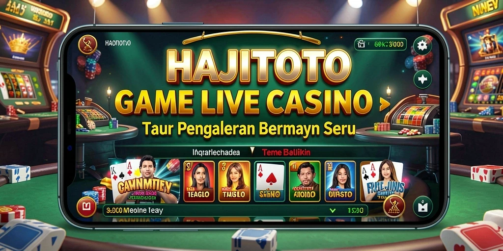 Tampilan gameplay langsung dari HAJITOTO yang mendebarkan dan interaktif.