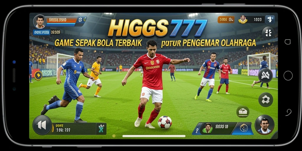 Tampilan permainan HIGGS777 yang menarik dengan aksi sepak bola seru.