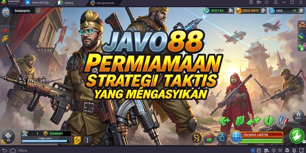 Tampilan gameplay <strong>JAVO88</strong> yang menegangkan dalam pertempuran strategis.