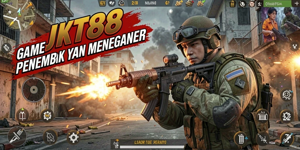 Screenshot menampilkan aksi seru dalam permainan FPS.