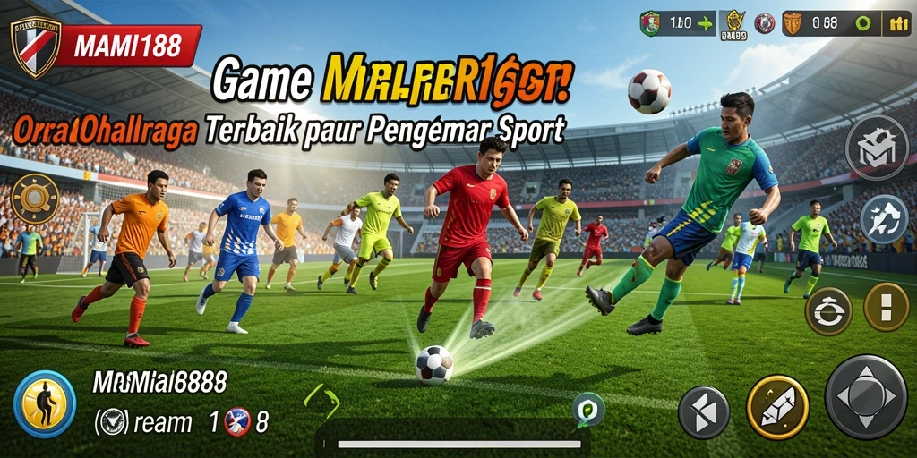 Tampilan gameplay seru dalam aplikasi MAMI188 yang menggugah semangat olahraga.