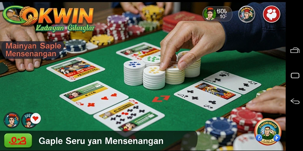 Tampilan gameplay seru dari OKWIN yang menyenangkan untuk dimainkan.