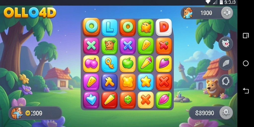 Tangkap momen seru dalam gameplay OLLO4D Match-3.