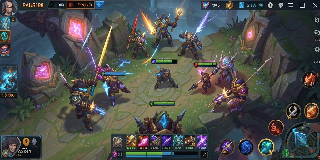 Tampilan gameplay seru dan grafis menawan di PAUS188.