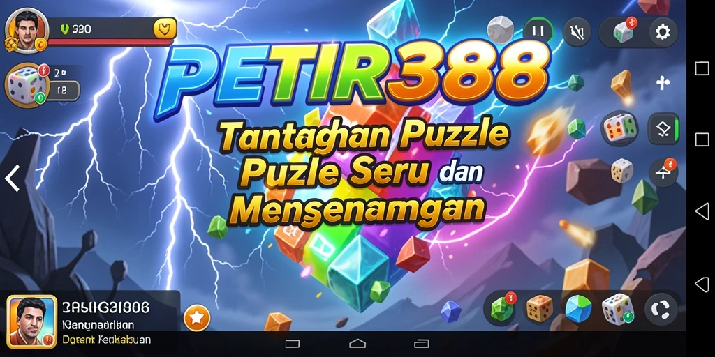 Tampilan gameplay PETIR388 yang menantang dan seru.