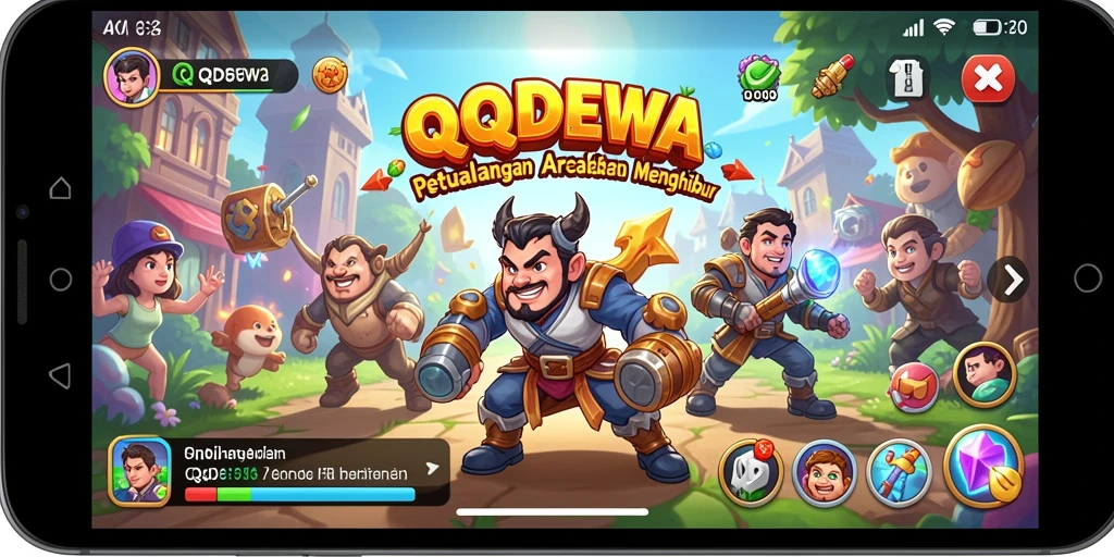 Gameplay seru QQDEWA dengan berbagai tantangan arcade.