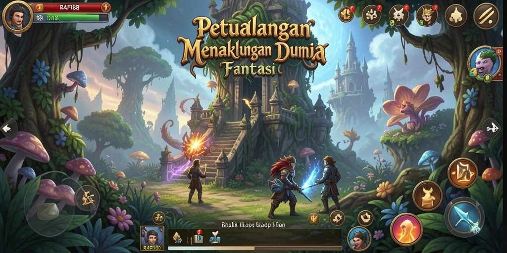 Tampilan permainan RAFI88 yang menakjubkan dan penuh petualangan.
