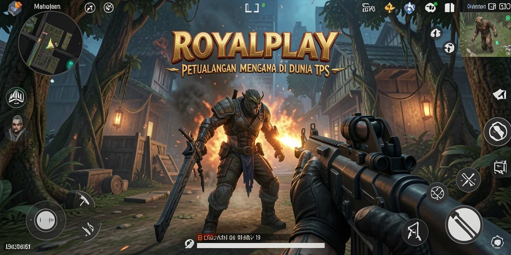 Tampilan gameplay seru dari ROYALPLAY dengan aksi intens.