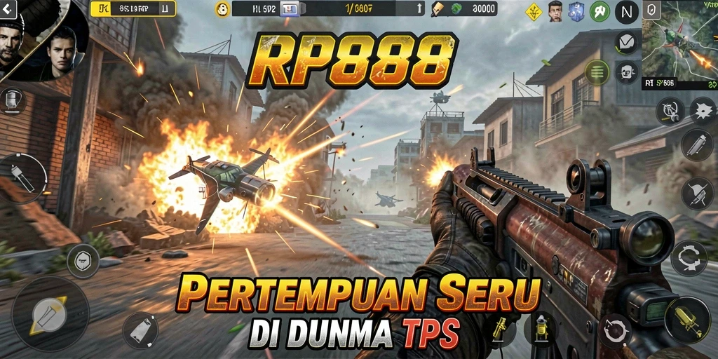 Tampilan aksi seru dalam gameplay RP888 yang mendebarkan.