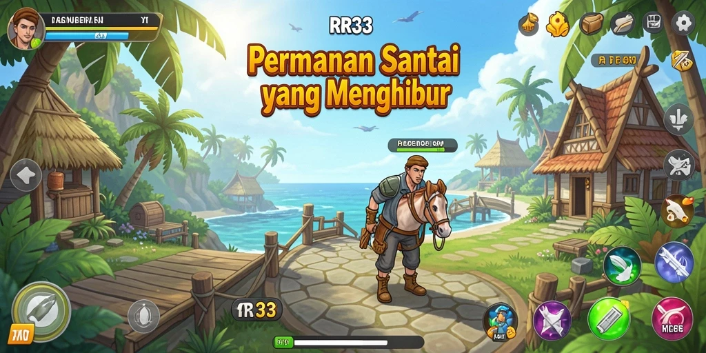 Screenshot gameplay RR33 yang menyenangkan dan menantang.