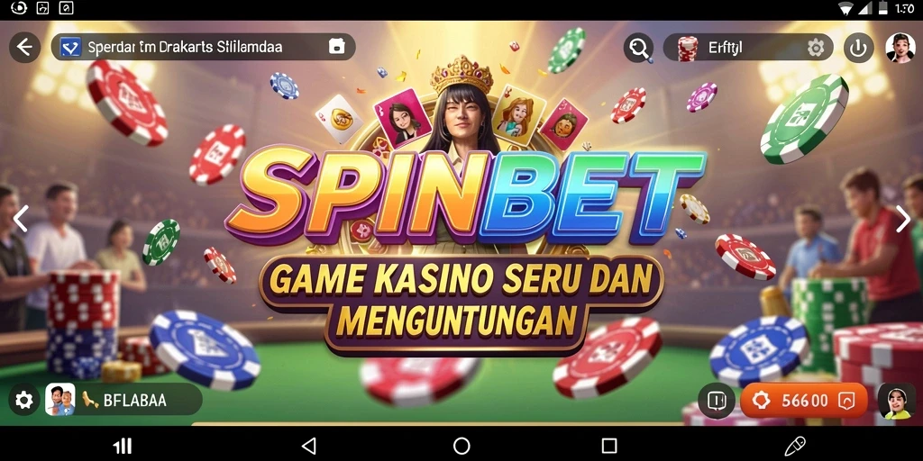 Tampilan gameplay menarik dari SPINBET dengan pengalaman Kasino yang mendebarkan.
