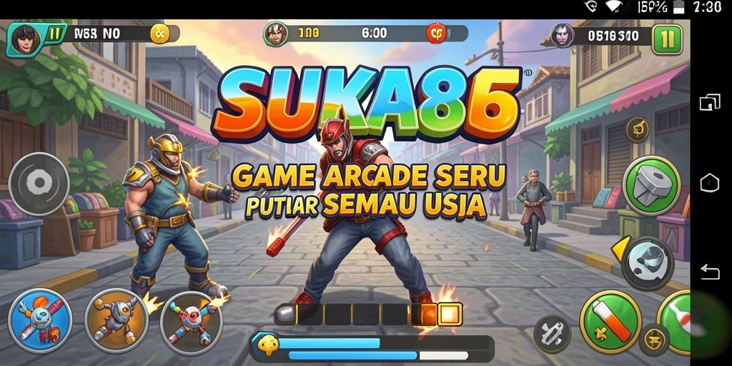Screenshot tampilan gameplay seru SUKA86 di level yang menantang.