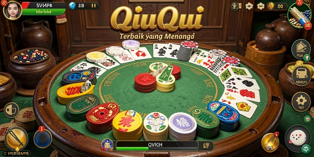 Tampilan gameplay seru QiuQiu dengan berbagai fitur menarik.