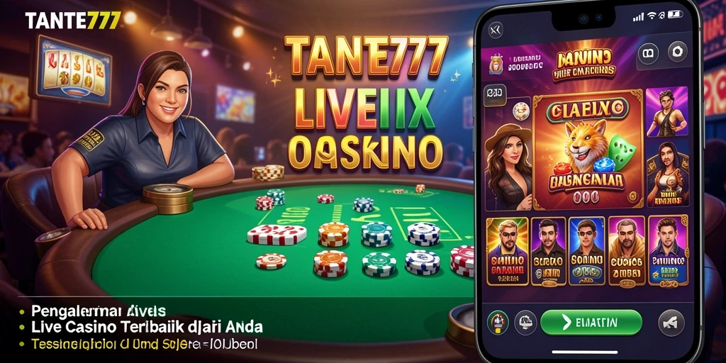 Tampilan gameplay Live Casino yang menarik di TANTE777.