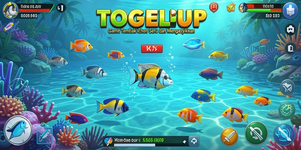 Tampilan gameplay Tembak Ikan yang seru dan menegangkan.