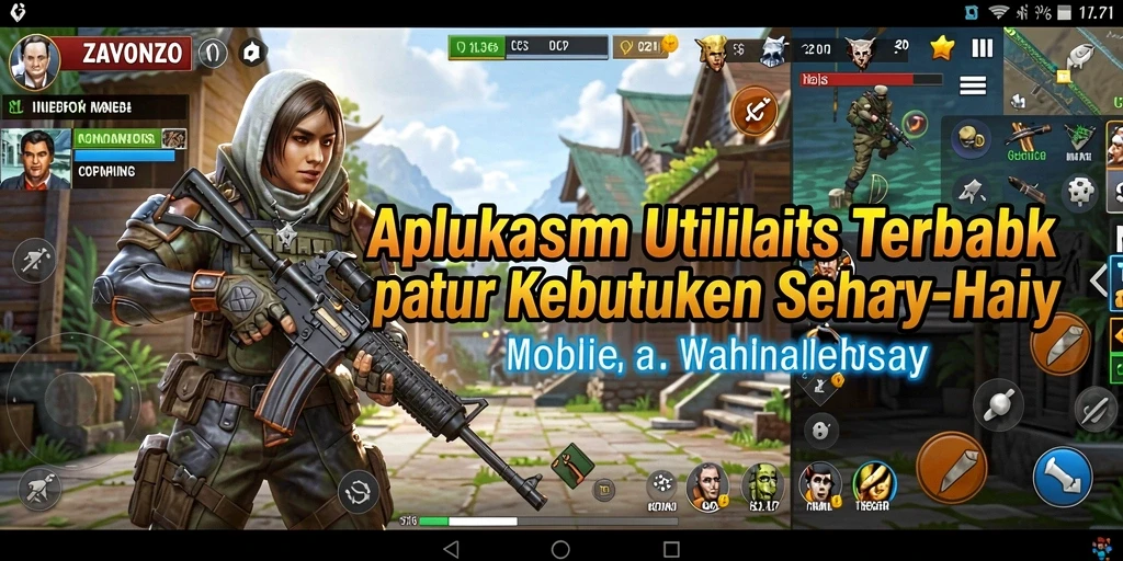 Tampilan antarmuka ZAVONZO yang sederhana dan efektif.